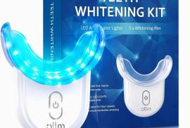 Teeth Whitening Kit Gel Pen Strips - Ollm Specially Formulated for Sensitive Teeth, Gum, Braces Care 32X LED Light Tooth Whitener, Professional Oral Beauty Products Dental Tools 2 Mouth Trays