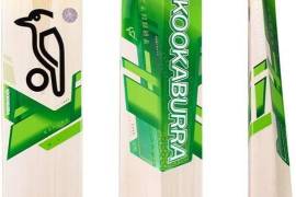 Kookaburra Kahuna 4.1 English Willow Cricket Bat, Lime, Short Handle